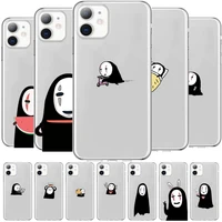 spirited away anime style phone case cover for iphone 11 pro max cases 12 8 7 6 s xr plus x xs se 2020 mini transparent cell