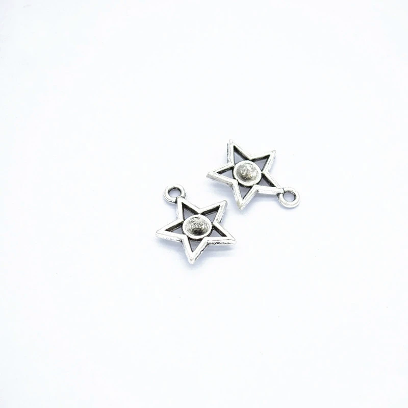 

250pcs Star Charms DIY Jewelry Making Pendant Fit Bracelets Necklaces Earrings Handmade Crafts