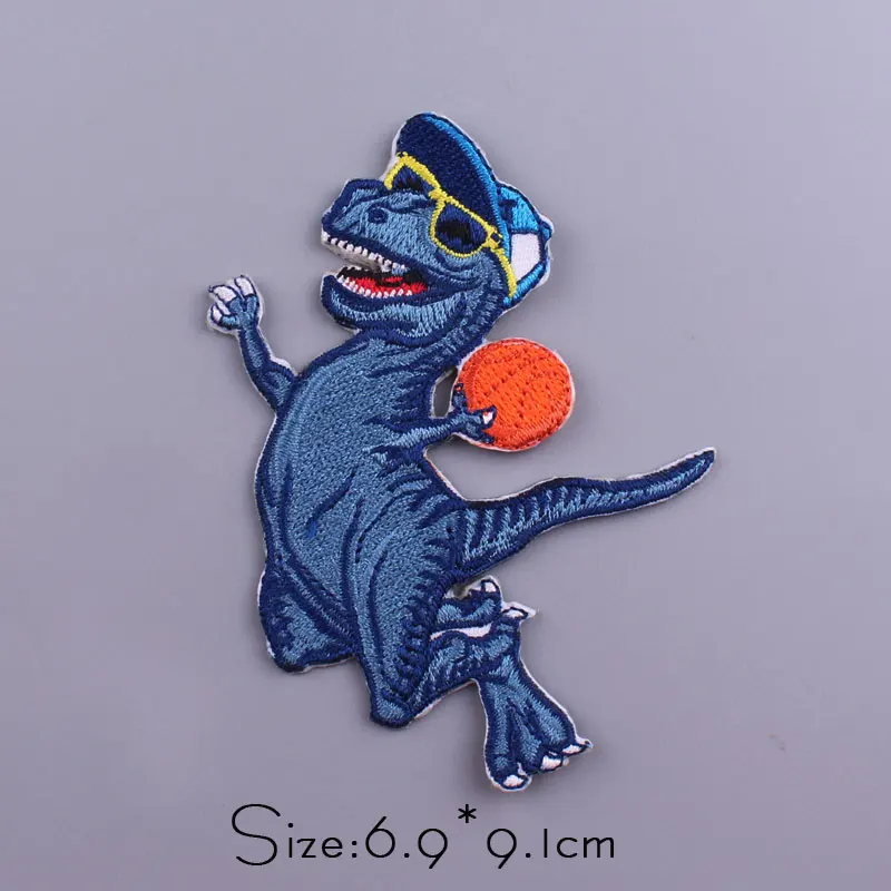 Нашивка с динозавром Парк Юрского периода вышитые нашивки для одежды нашивка