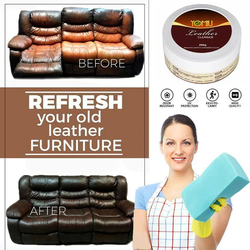 Многофункциональный кожаный очиститель для автомобильного сиденья бумажник