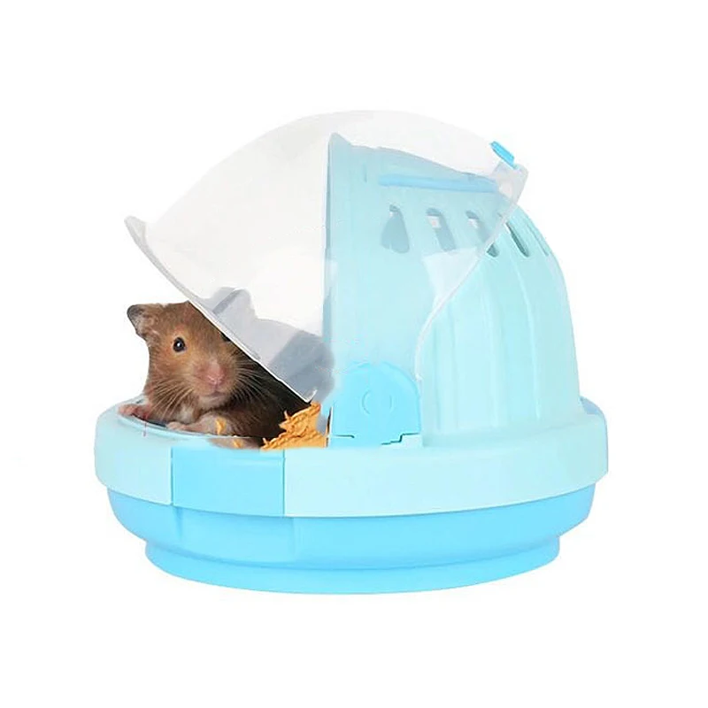 

UFO Hamster Take-out Portable Cage Small Pet out Portable Hamster Cage Hog Guinea Pig Nest Hamster Supplies