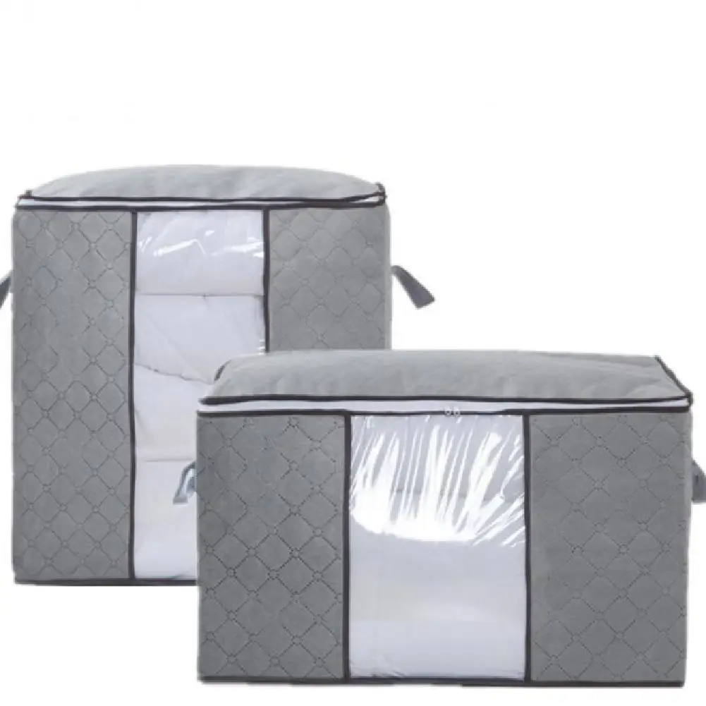 

Home Storage Foldable Bag New Waterproof Moisture-proof Handbag Storage Box Fabric Bedding Pillows Quilt Clothes Storage Bags