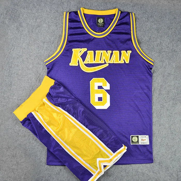 Комплект трикотажных футболок для школьной баскетбольной команды Slam Dunk Kainan