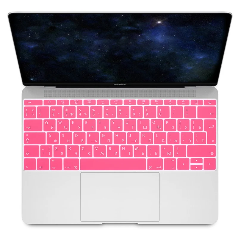 Силиконовая накладка на клавиатуру HRH чехол для Macbook Pro 13 дюймов A1708 (2016 дюйма без