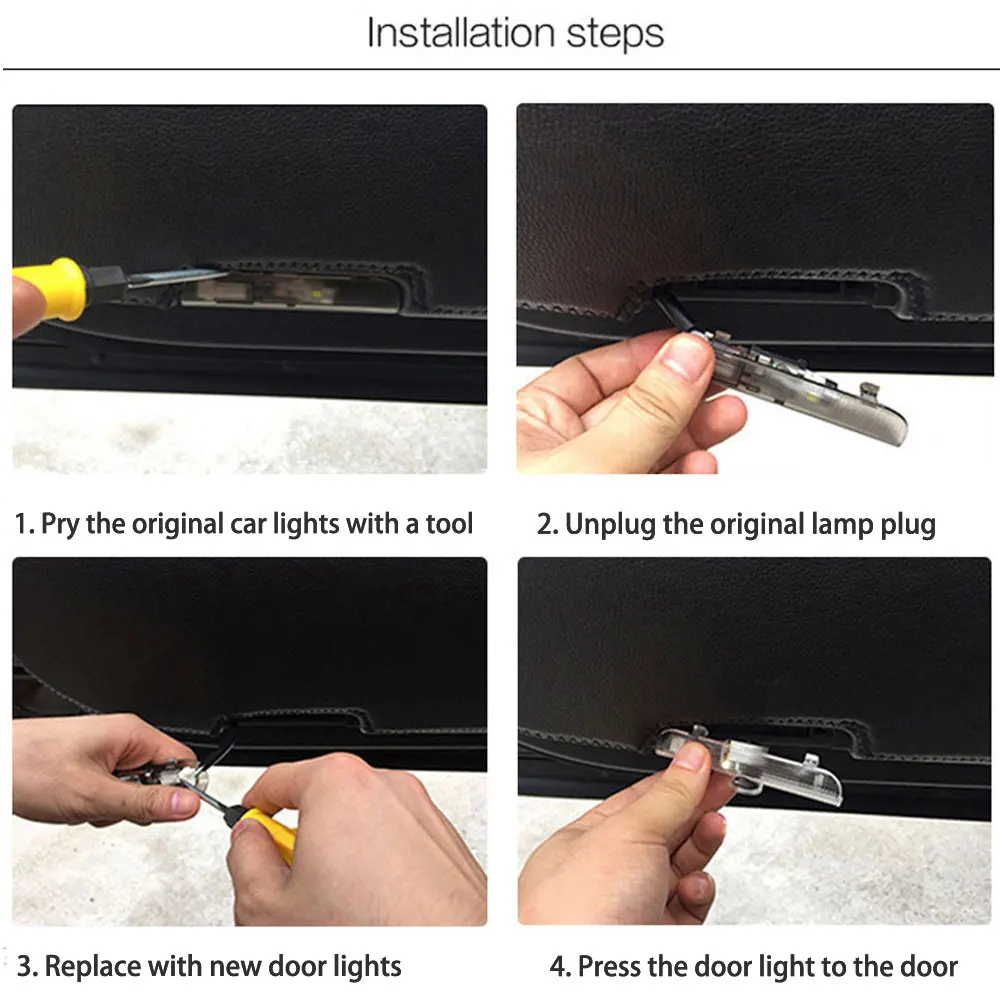For Nissan Teana Altima Coupe Sedan Armada Maxima Quest Titan LED Car Door Courtesy Decoration Ghost Shadow Logo Projector Light |