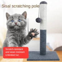 sisal cat climbing frame toy square plate disc grinding claws pet cat scratcher tree jumping platform scratching post