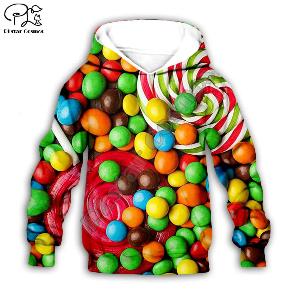 Красочные 3d Детские толстовки с капюшоном рисунком радуги футболки принтом