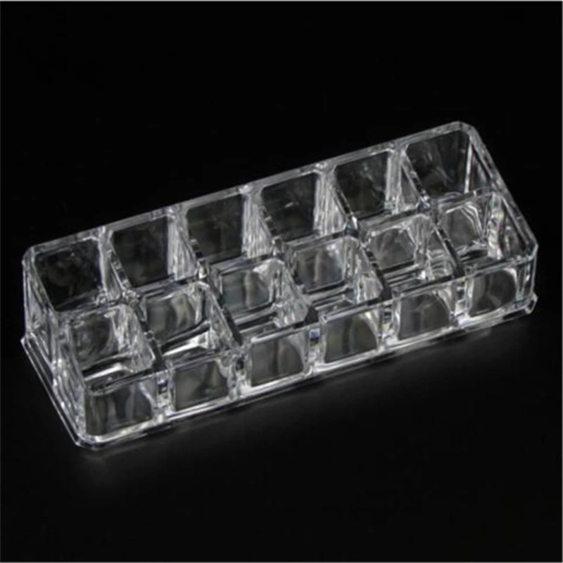 12 Маникюр для ногтей сетка полировки макияж стенд акриловый прозрачный