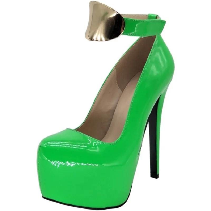 Женские туфли с круглым носком на тонком высоком каблуке размеры 4 10 5|Женские