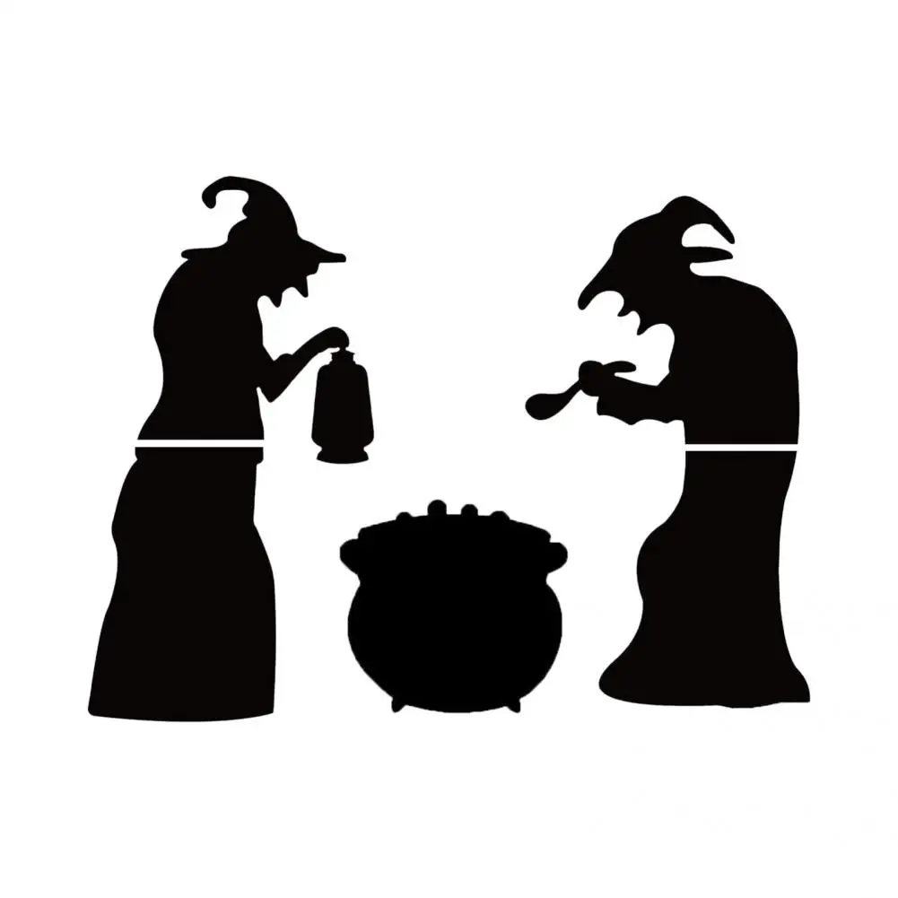 

Realistic 1 Set Special Long Lasting Silhouette Stake Plastic Garden Stake Exquisite Garden Ornament