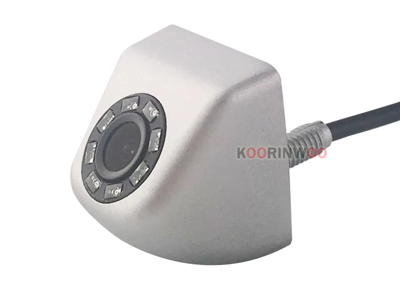 Koorinwoo Univeral парковка CCD HD камера заднего вида резервного копирования ночное видение 8 Огни передний Обратный Cam для Audi/Ford/Toyota