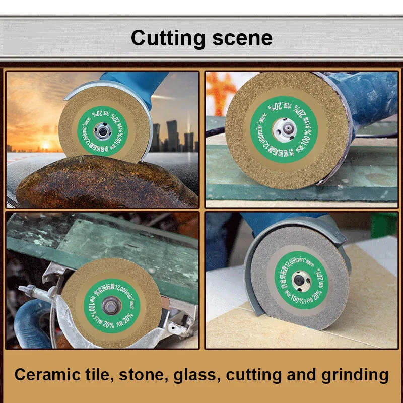 Алмазные пилы 100 мм Дисковые Диски стекло керамика режущее колесо для угловой