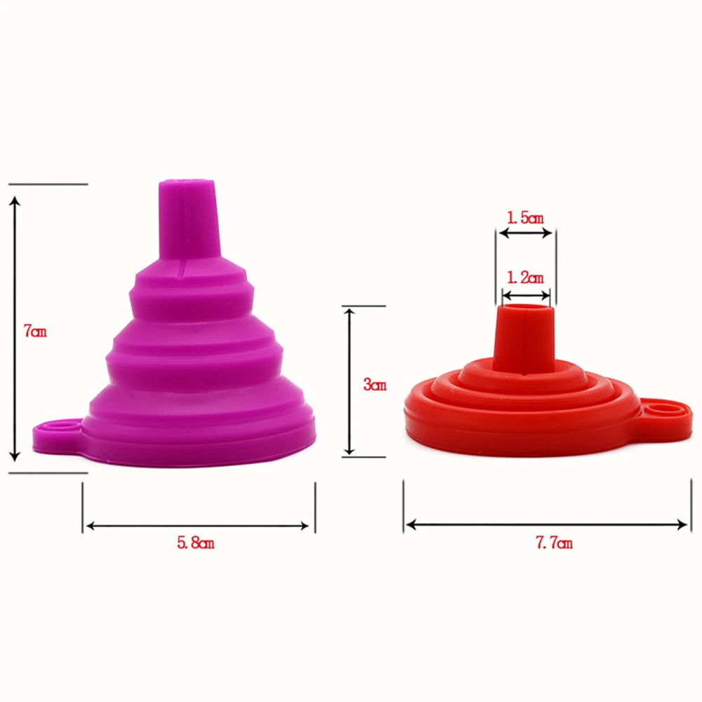 1 шт. Складная силиконовая воронка для алмазной живописи контейнер хранения