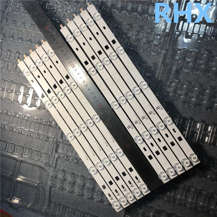 10 шт./лот светодиодный Подсветка ленты 5 лампы для 4" ТВ KDL-40W605B NS4S400DND01 A1989957A KDL-40R485A 5 шт.+ 5 шт. B