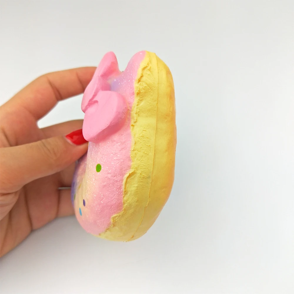 Мягкий hello kitty пончик милый обычный медленный отскок мобильный телефон ремешок с подвеской Рождественский подарок для детей Детские игрушки