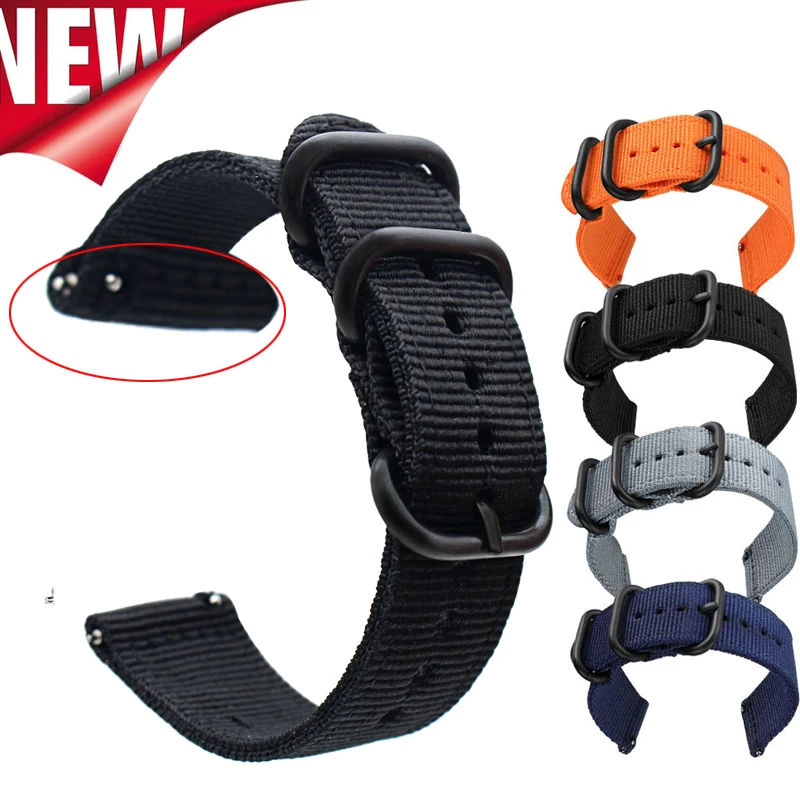 Нейлоновый спортивный ремешок для часов для Ticwatch pro/ticwatch E2/ticwatch S2 аксессуары для часов мужской запасной браслет ремешок для LG W100 W110