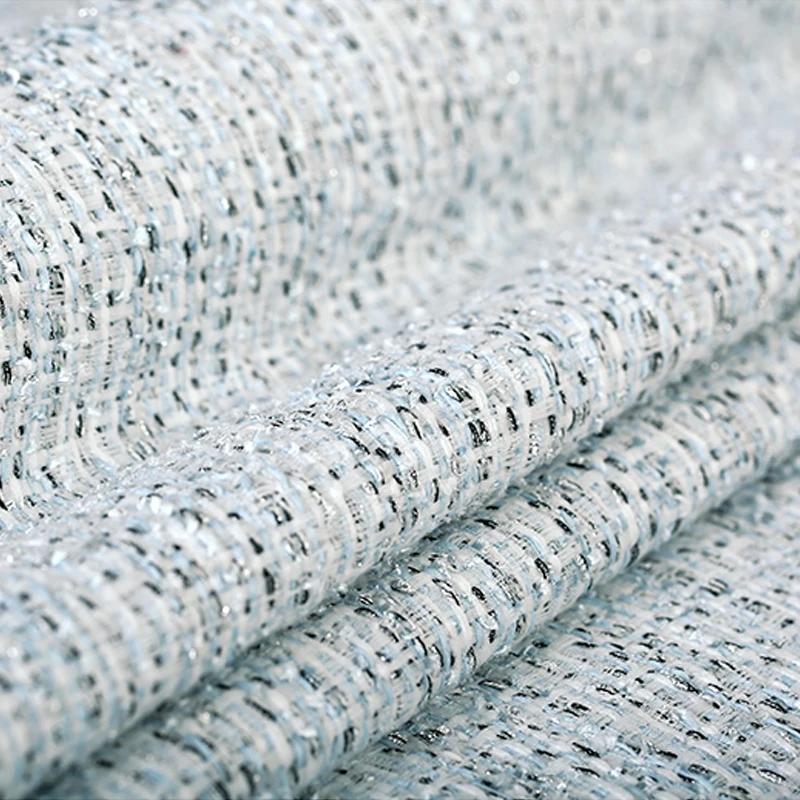 19 новая весенняя твидовая ткань полиэстер нейлон акрил для женщин платье пальто