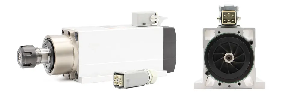 Новое поступление! 2.2kw ER25 шпиндель с воздушным охлаждением 4 шт подшипники 220v Керамические шариковые подшипники с фланцем и 2.2kw Инвертор VFD
