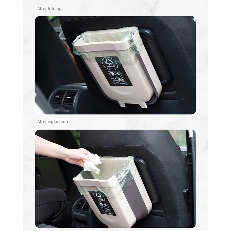 Настенный Складной мусорный ящик для кухни мусорное ведро ванной комнаты