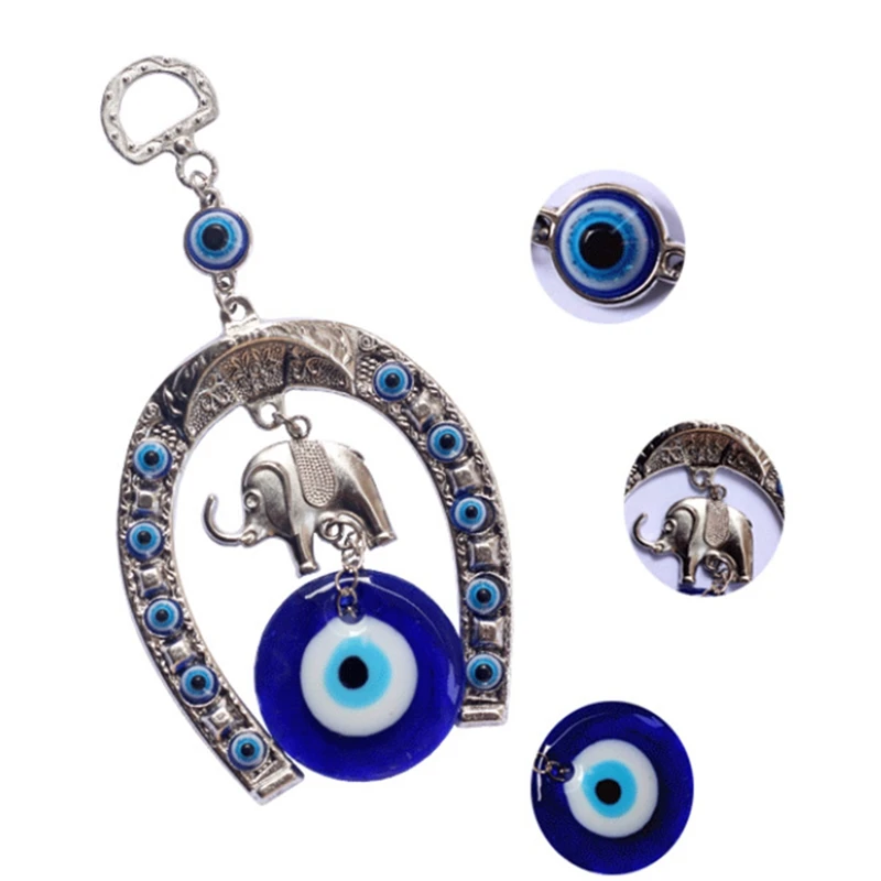 Украшения из сплава в азиатском стиле синие овальные ветряные колокольчики