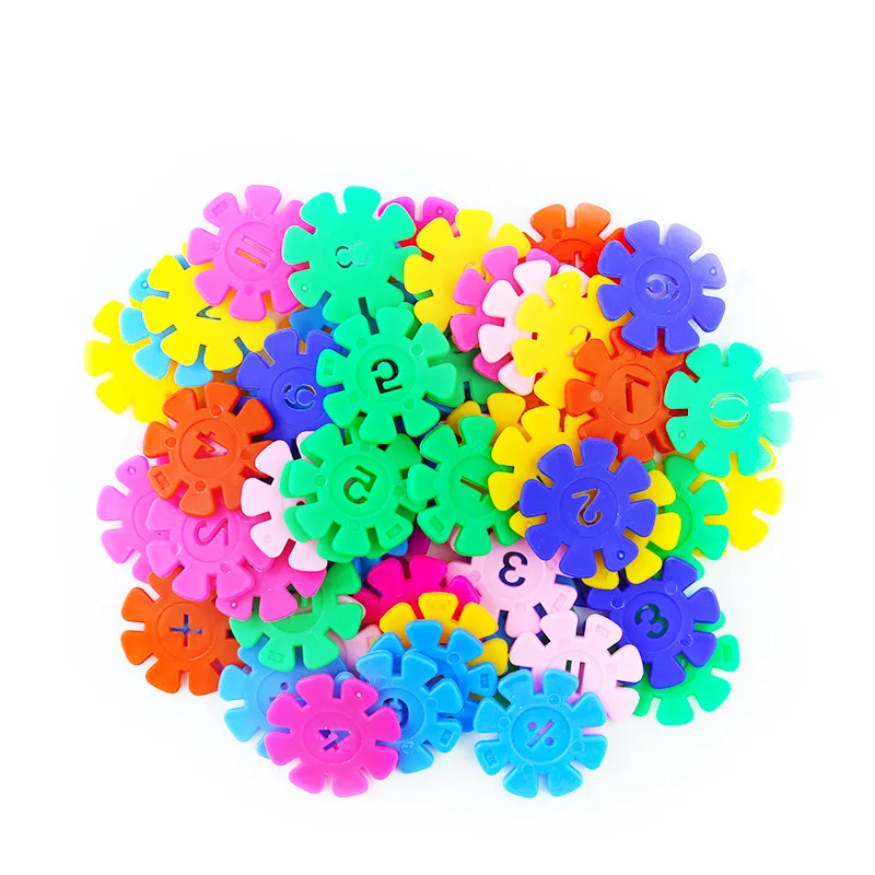 100/300/600 Снежинка строительные блоки игрушки развивающие для детского сада