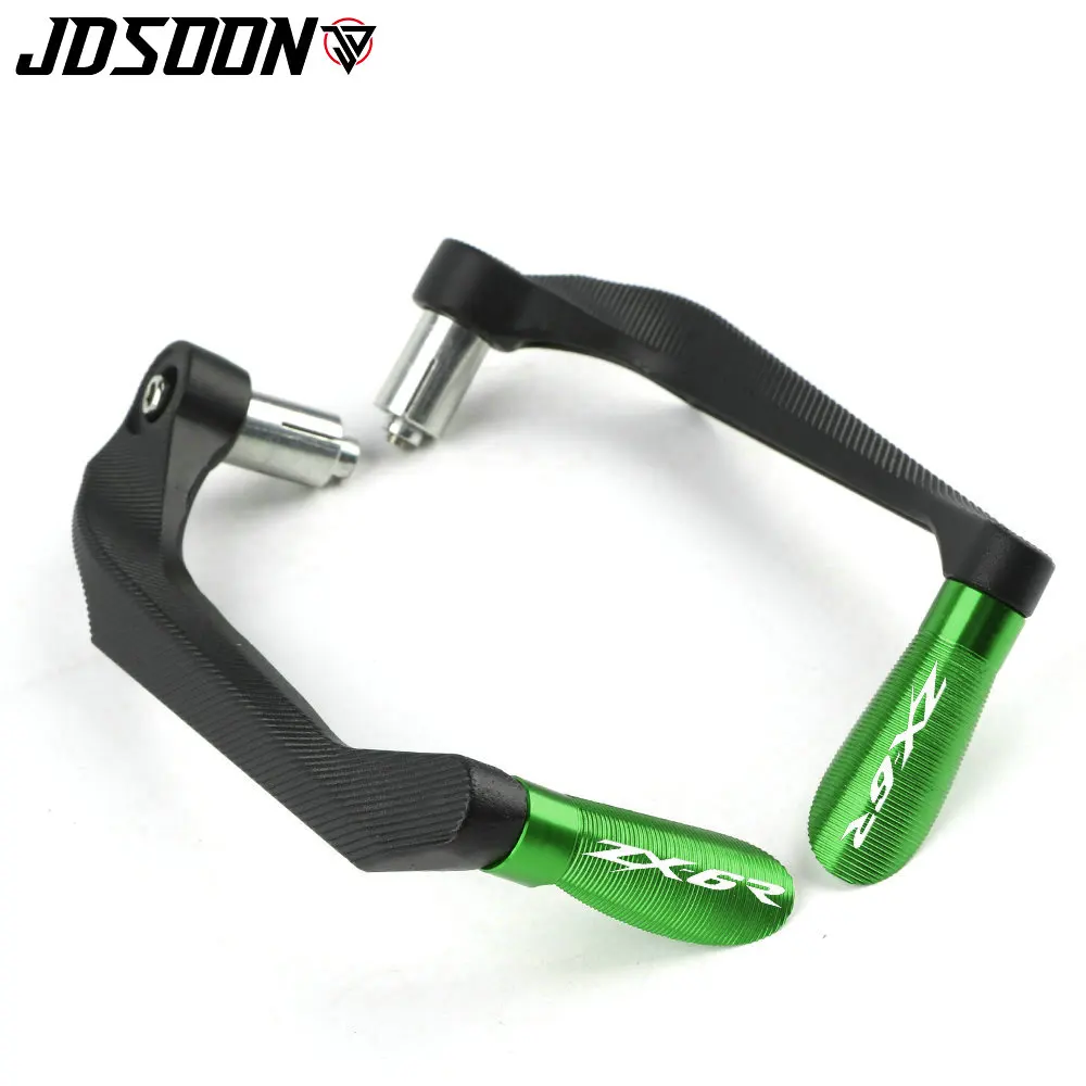 

For KAWASAKI ZX-6R ZX6R ZX 6R 7/8" 22mm Universal Motorcycle Accessories CNC Handlebar Grips Brake Clutch Levers Guard Protector