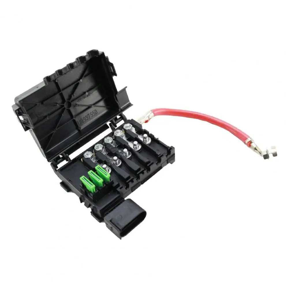 

Fuse Holder Moisture-proof ABS Fuse Box Battery Terminal 1J0937550A for VW Bora Golf Beetle