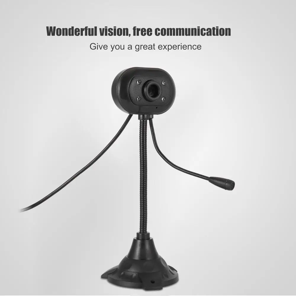 Компьютерная камера сенсор видео запись веб-камера с микрофоном ночной для