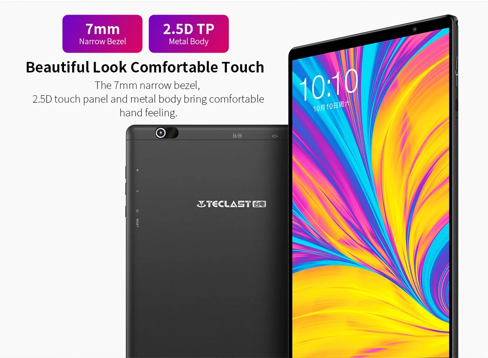 Newst Teclast P10HD планшеты 10," Android 9,0 планшетный ПК 1920x1200 SC9863A Восьмиядерный 3 ГБ ОЗУ 32 Гб ПЗУ 4G сеть AI скорость