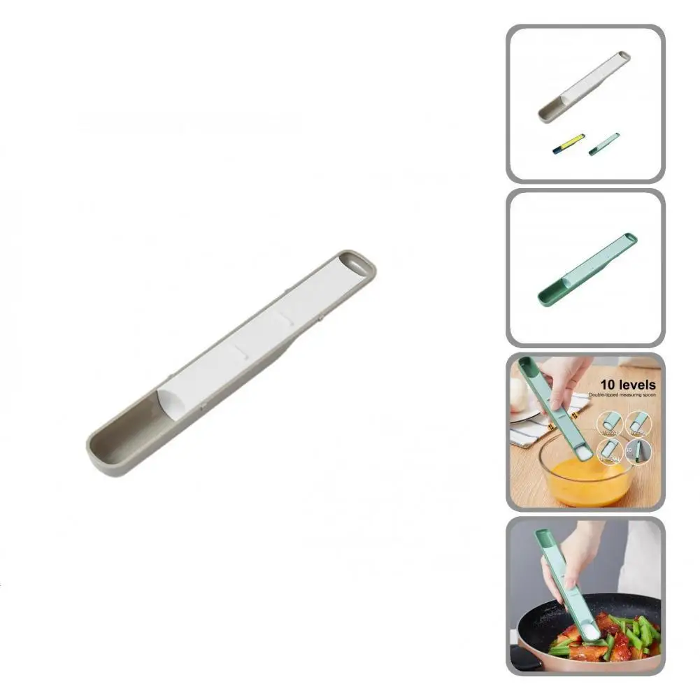 

Пластиковая Полезная Толстая многофункциональная ложка для приправ, 3 цвета, фотопрактичная для дома