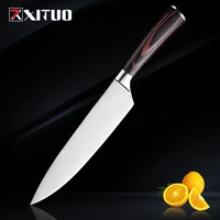 xituo professional chef knives japanese santoku sliced salmon sushi stainless steel knife cleaver meat kitchen cooking tools