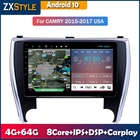 Радиоплеер на Android 10 для Toyota Camry 7 XV 50 55 2014-2017 выпуск США Автомобильный мультимедийный видео GPS навигатор