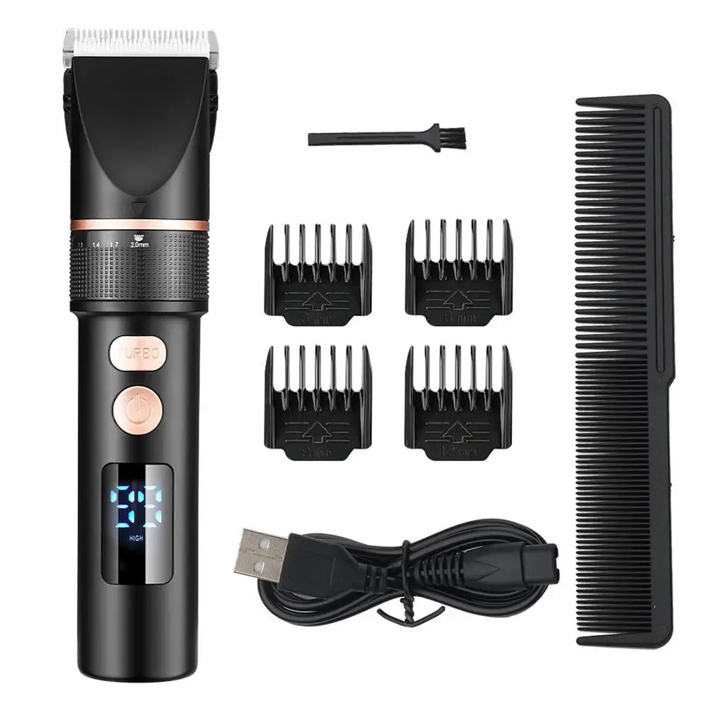 

Профессиональные машинки для стрижки волос для мужчин, 500 мАч, электрический триммер бритва, Парикмахерская Машинка с USB, перезаряжаемая маш...