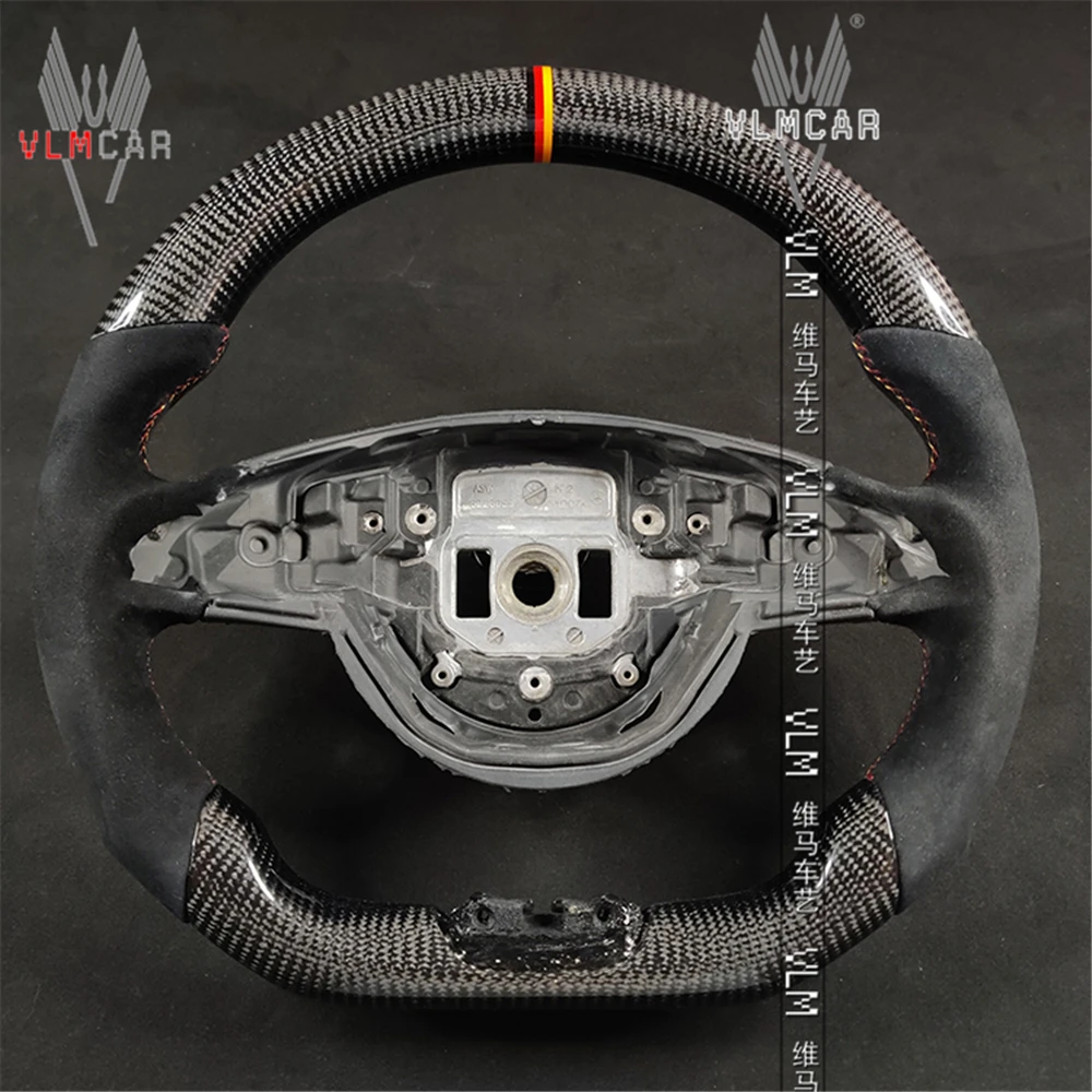 Частный изготовленный на заказ руль из углеродного волокна для c класса W205 / CLA