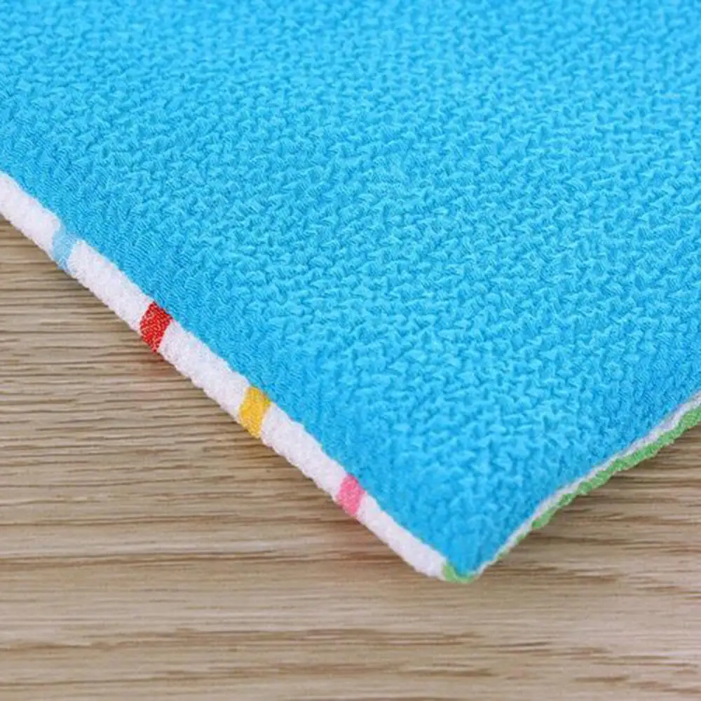 

4pcs Double Sided Shower Bath Glove Wash Cloth Shower Scrubber Body Cleaning Exfoliating Spa Massage Tool