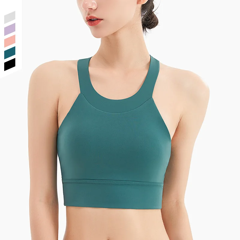 Спортивный бюстгальтер пуш-ап для женщин без косточек с мягкими чашечками
