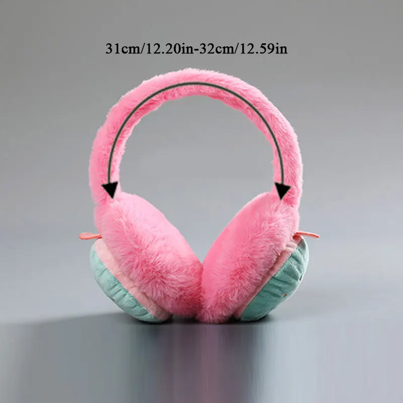 

Child Adult Winter Ear Warmers Cute Fruit Earmuffs Ear Cover Comfortable Unisex Skiing Fur Headphones Earmuffs Ear Headband