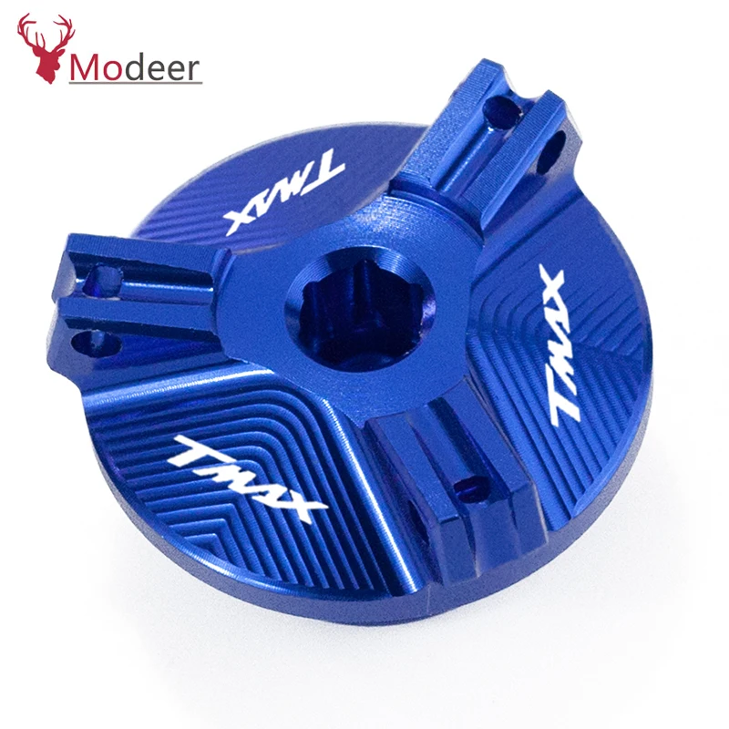 

T-max logo M2.0*2.5 Motorcycle Accessories Aluminum Oil Filler Cap Plug cover For T MAX 560 tmax560 t-amx560 t-max Tmax 560 2020
