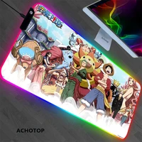 900x400mm RGB One Piece Large Mouse Mat Anime Laptop Mouse Pad Notbook XXL Computer Keyboard Gaming Mousepad Gamer Play Mats