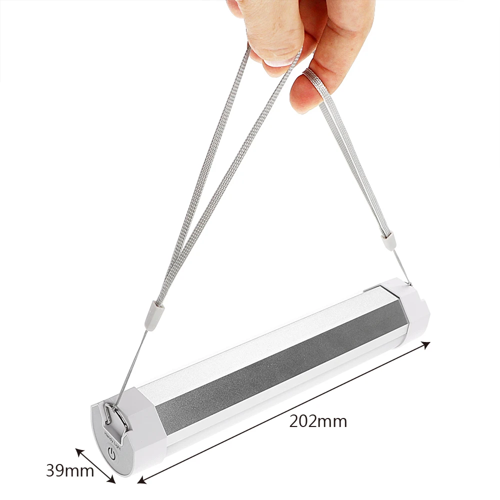 Сильный магнитный светодиодный фонарь для кемпинга портативный Перезаряжаемый