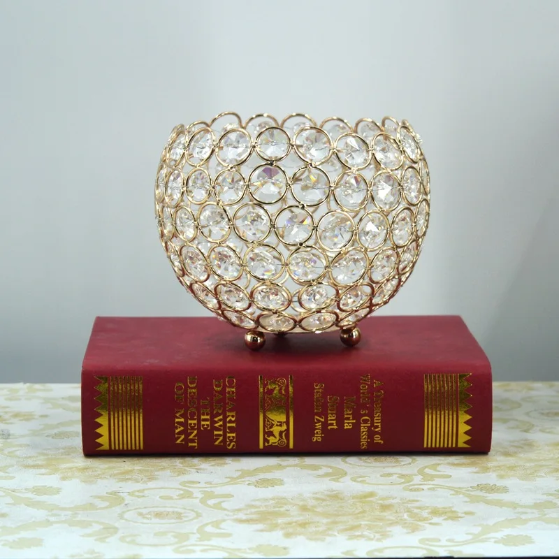 Хрустальный стол для свадебной вечеринки Tealight Votive подсвечник отеля бара