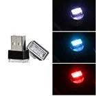 Автомобильная светодиодная интерьерная ножная лампа, Led украшение, Универсальный мягкий светильник, компьютерный телефон, USB, автомобильные электронные аксессуары, декоративный светильник