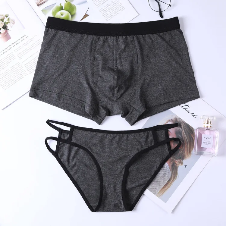 Горячая Пара нижнее белье хлопковые трусики сексуальные женские шорты трусы
