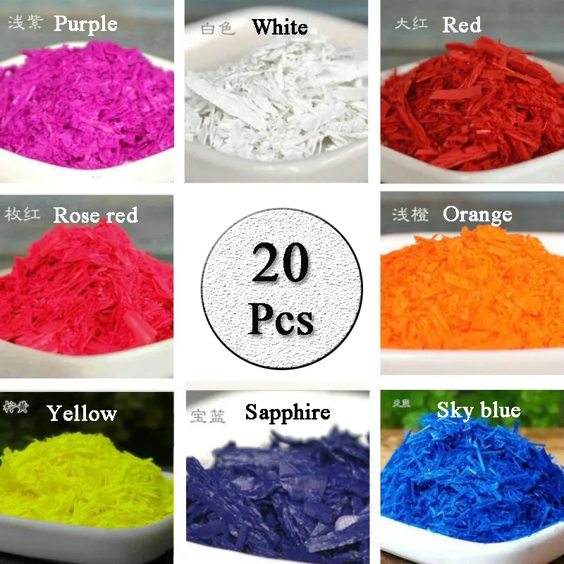 20 Colors 2g Per Color DIY Candle Wax Pigment Colorant Non-toxic Soy Candle Wax Pigment Dye for Making Scented Candle