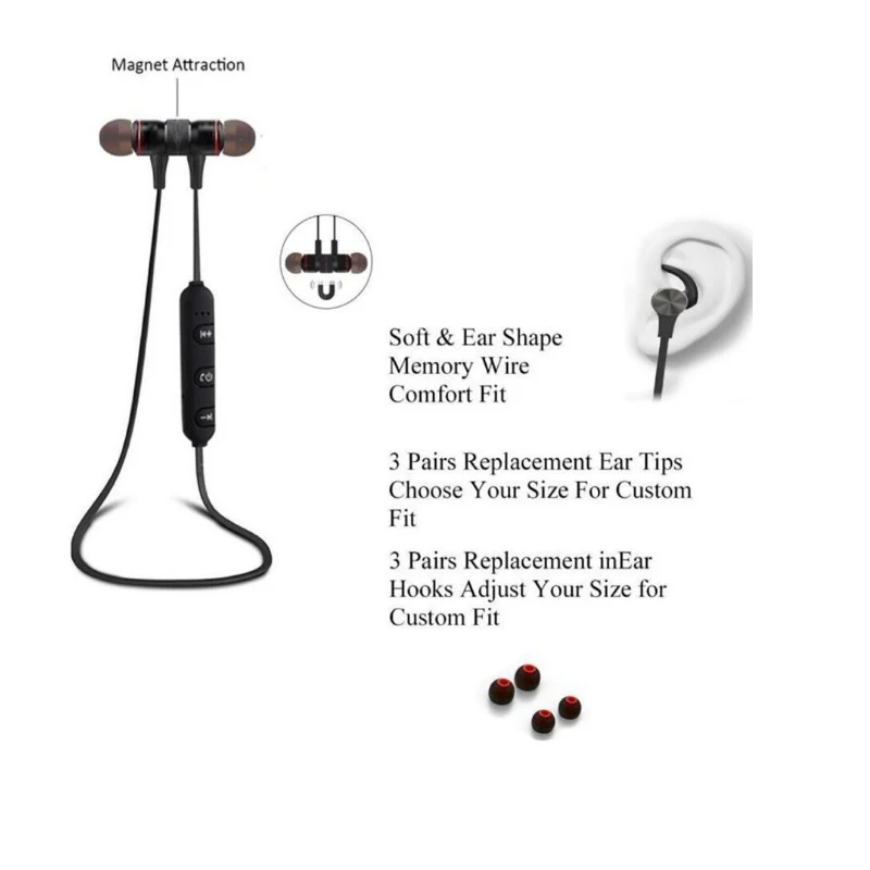 Магнитные Bluetooth наушники Спортивная Беспроводная Магнитная игровая гарнитура с