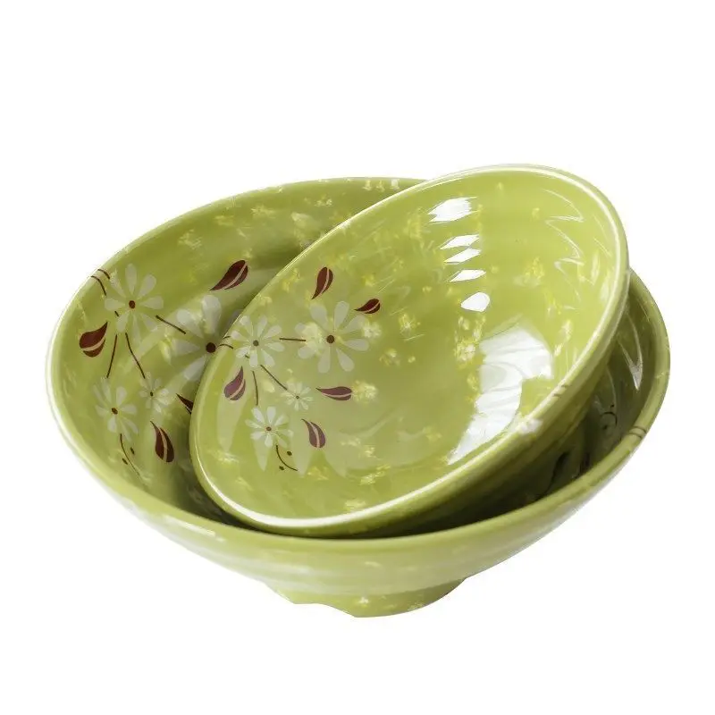 Меламиновая чаша большая коммерческая имитация фарфора суп порошок миска для