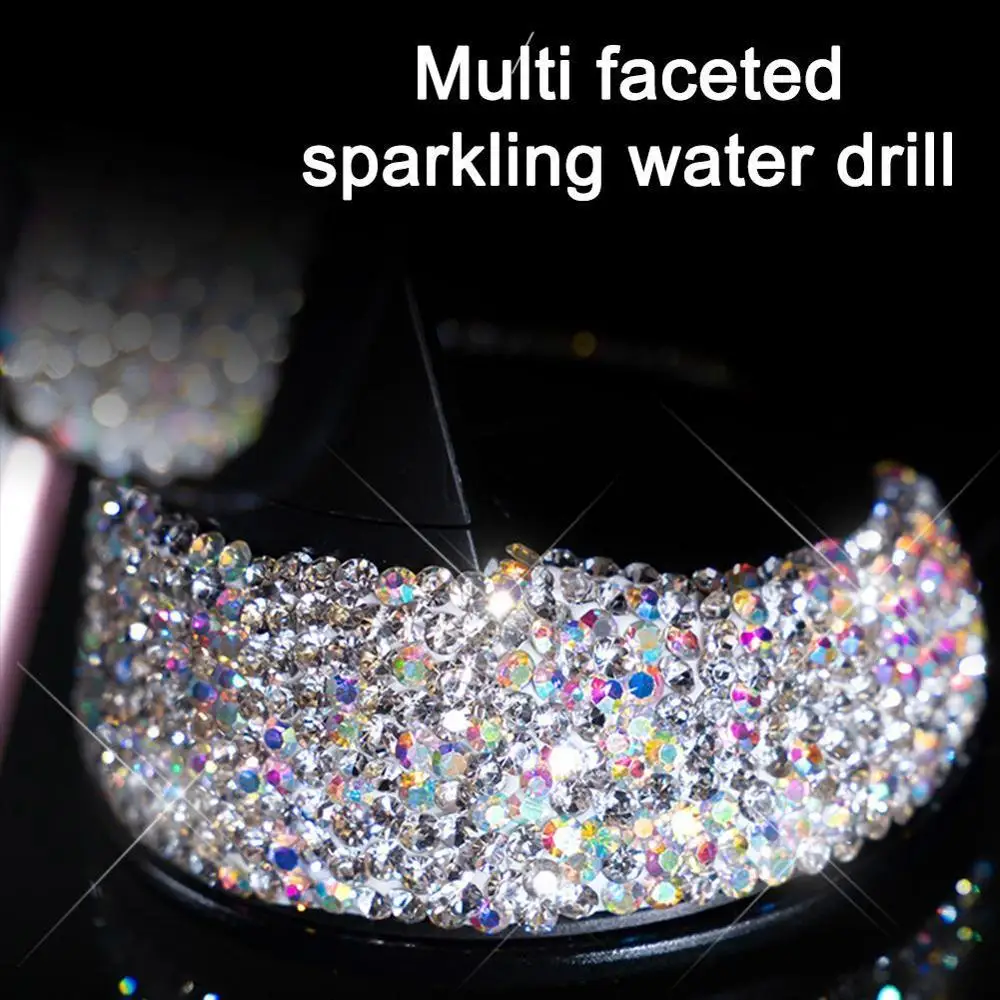 

Crystal Rhinestones Car Smartphone Holder Stand Universal Mount Air For Iphone Car Holder Phone Mobile Phone Vent Holder Ph B8L4