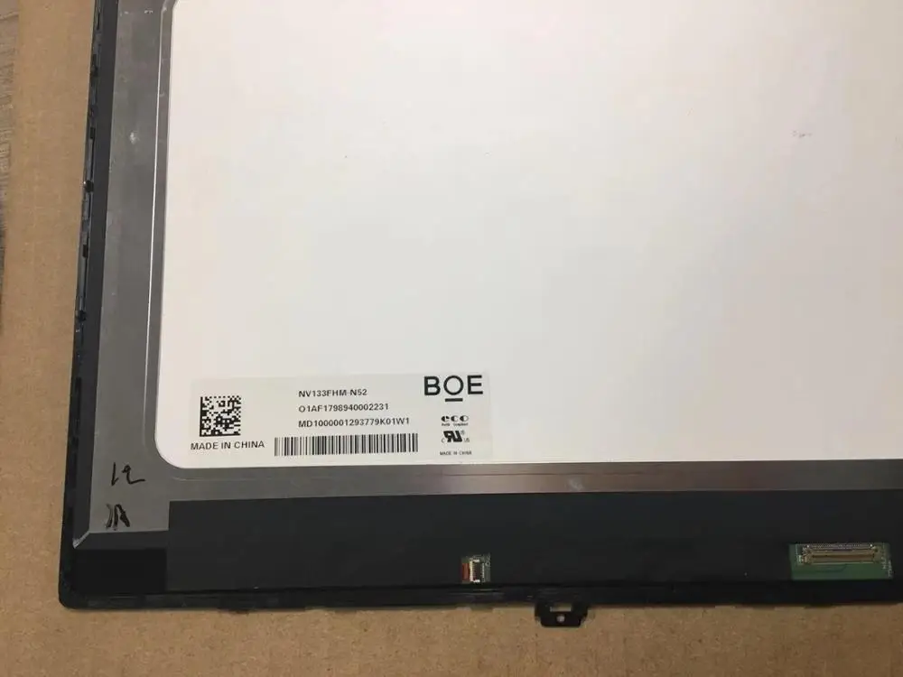 Фото Экран для ноутбука XIAOMI MI NOTEBOOK AIR 13, 13,3 дюйма, IPS LED ЖК-панель, матричный монитор FHD IPS EDP, 30-контактное стекло №4