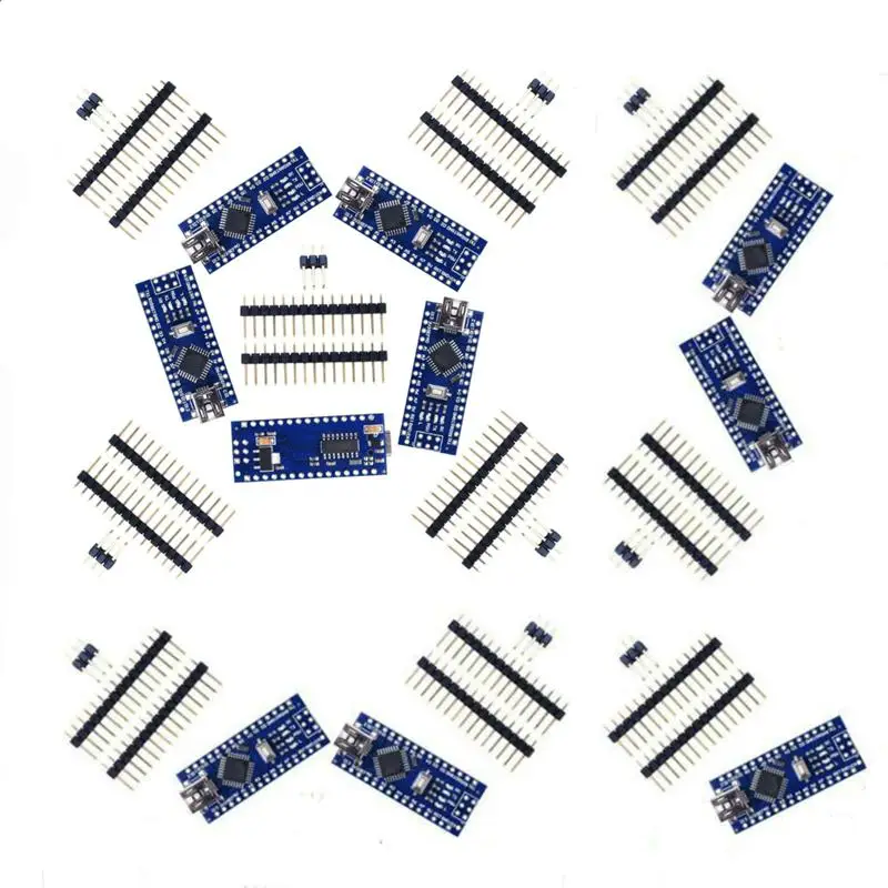 Новый 10x Nano V3 Модуль ATMega328 P CH340G 16 МГц miniUSB совместимый Arduino|Кабели для MP3/MP4-плееров| |