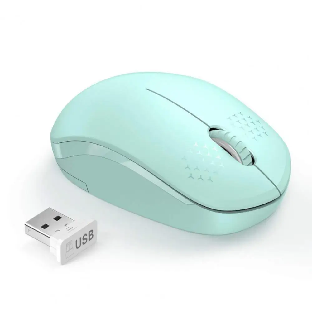 

i210 Mute 2.4GHz 1600DPI Wireless Portable HIgh Quality Fashionable Ergonomic Noiseless Mouse for Desktop Computer Laptops